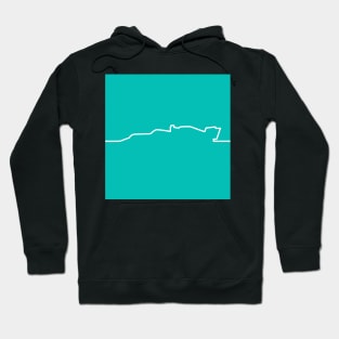 Mercedes F1 Car Line Art 2 - 2021 Model Hoodie